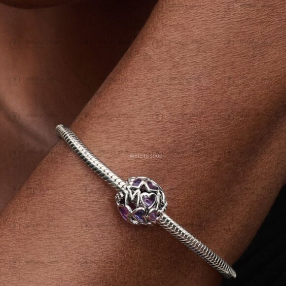 Pandora Openwork Hearts Mum Charm - Picture 4 of 6